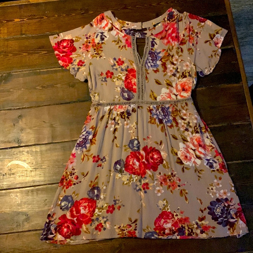Floral womens dress